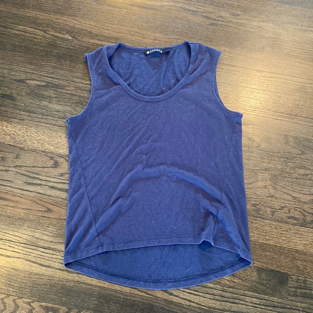 Athleta Blue Tank Small S VGUC